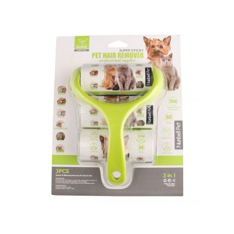Ensemble de trois brosses collantes en forme de Y - double aspiration