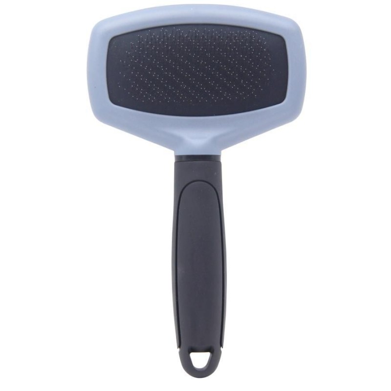 Brosse Carde double face poignée monochrome noir