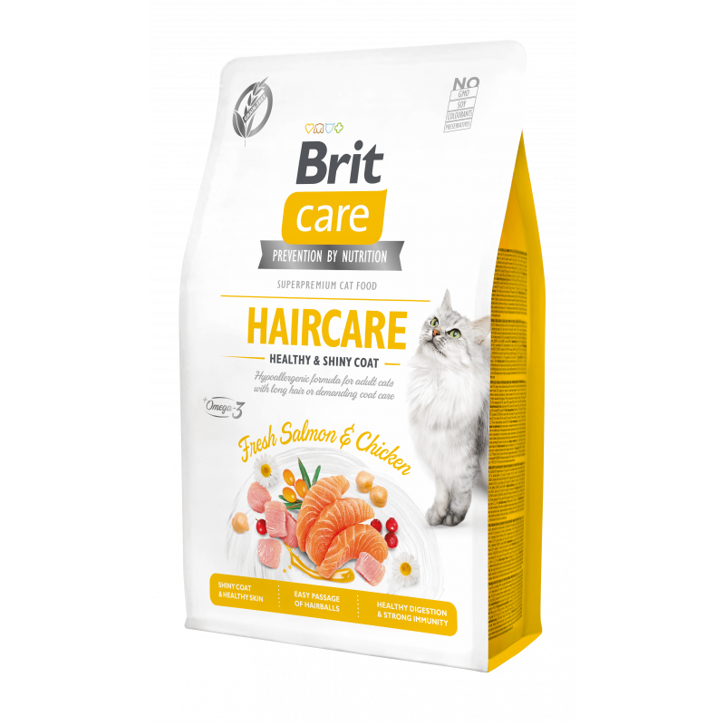 Brit Care Haircare&Shiny Coat Beauté du Poil Sans Céréales 2 KG