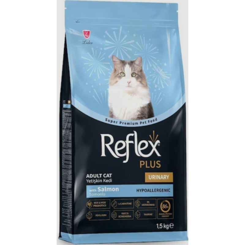 Reflex Plus pour chat adulte Urinary saumon1.5kg