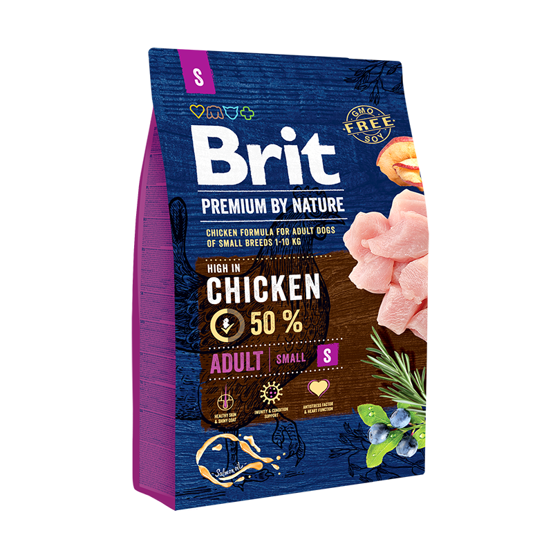 Brit Premium by Nature Adulte S au Poulet 3 kg