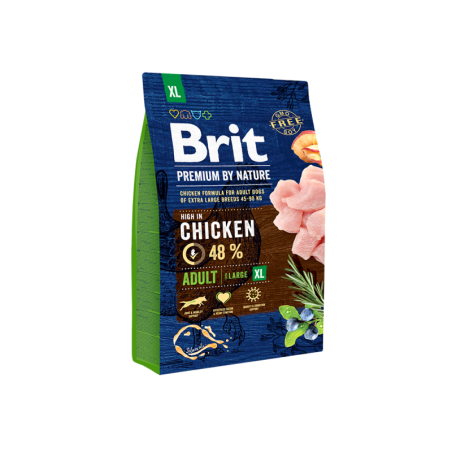 Brit Premium by Nature Adulte XL au Poulet 3 kg