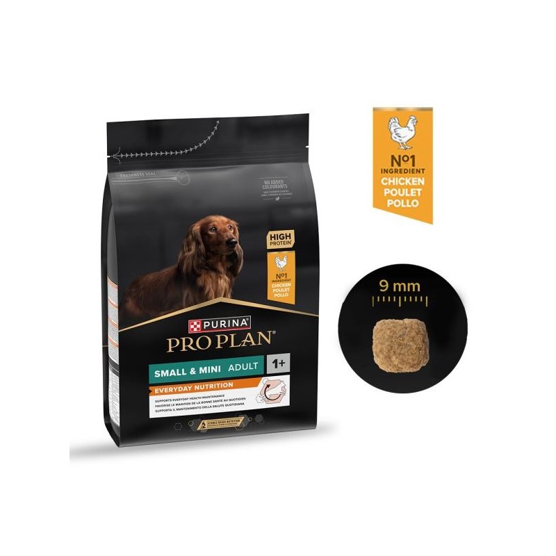 Purina Pro Plan Small & Mini Adult au Poulet pour Chien Adulte de Petite Taille  3 kg