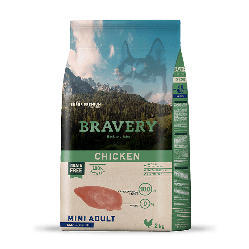 Bravery Mini Adult Poulet 2 Kg