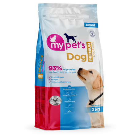 My Pet's Dog premium à la volaille pour chiens juniors 2kg