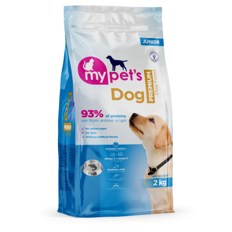My Pet's Dog premium au poisson pour chiens juniors 2kg