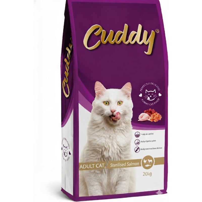 Cuddy Sterilised Cat Salmon 20 Kg