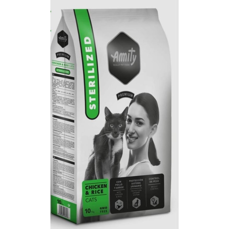 Amity Premium Adult Stérilisé Poulet & Riz 10kg